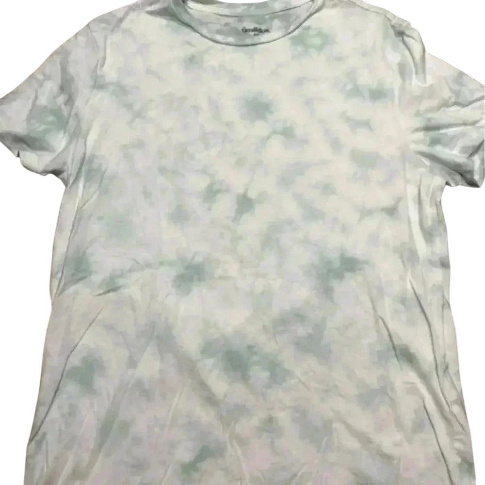 Goodfellow & Co Tie Dye T-Shirt Mint Green White Casual Summer Cotton Tee E66